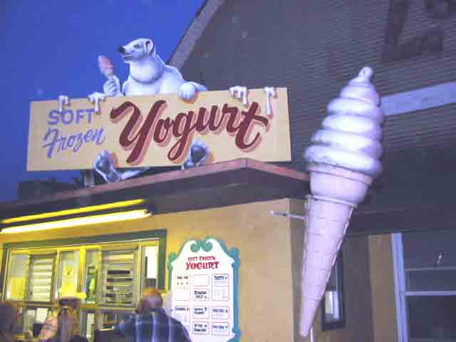 frozen yogurt at knoebels